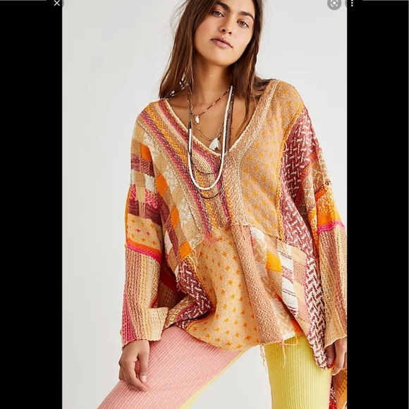 NWT Free People Desert Springs Pullover Size Small - Picture 1 of 14